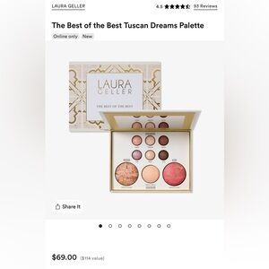 NWT Laura Geller Tuscan Dreams Palette